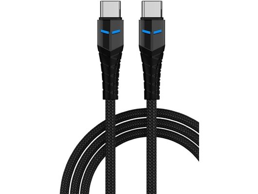 Кабель TFN TypeC-TypeC knight 1.2m black TFN-CKNUSBCC12MBK